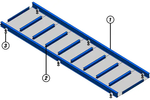 โครงสร้างเครื่องชั่งรถบรรทุกขนาด 3 x 18 เมตร